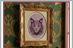 Cat Photostitch Machine Embroidery Vogue Meow Fashion Design Product Image 3