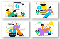 10 Voice Assistant Smart Devices Illustration Product Image 2
