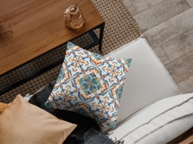 4 Colourful Portuguese Tiles Azulejos Bright Mediterranean Product Image 3
