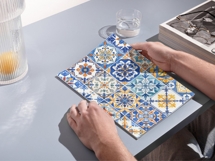 4 Colourful Portuguese Tiles Azulejos Bright Mediterranean Product Image 4