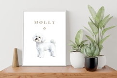 Watercolor alphabet dog breeds clipart ABC dogs set Product Image 7