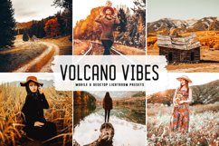 Volcano Vibes Mobile &amp; Desktop Lightroom Presets Product Image 1