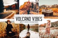 Volcano Vibes Mobile &amp; Desktop Lightroom Presets Product Image 1