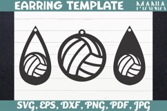 Sports Earrings Template Bundle Product Image 9