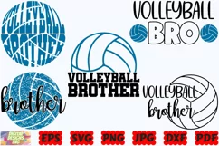 Volleyball Brother SVG | Volleyball SVG | Brother SVG |Sport Product Image 3