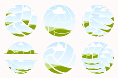 Volleyball Canva Frame Photo Collage Editable Template Product Image 2