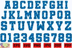 Volleyball Font SVG | Volleyball Alphabet SVG | Letters SVG Product Image 2