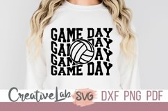 volleyball game day svg 