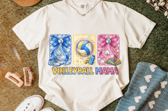 Volleyball Mama PNG, Coquette Bow Volleyball PNG, Sports PNG Product Image 5