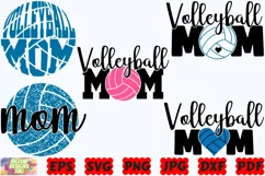 Volleyball Mom SVG | Volleyball SVG | Sport SVG | Cut Files Product Image 3