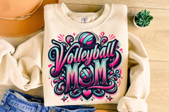 Volleyball Mom PNG, Volleyball PNG Sublimation, Game Day PNG Product Image 1