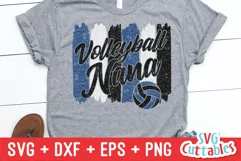 volleyball nana glitter design on shirt mockup
