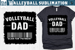 Volleyball sublimation | Volleyball DAD png Product Image 1