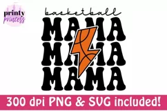 Basketball Mama svg, Basketball Sublimation Design Product Image 1