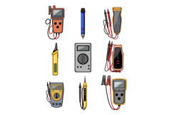 Electrical test equipment measuring voltage and current Product Image 1