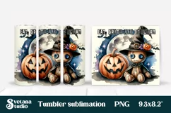 Halloween tumbler wrap | Voodoo doll PNG Product Image 4