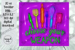 3d puff kitchen sublimation tumbler, 3d inflate wrap purple Product Image 3