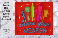 3d puff kitchen sublimation tumbler, 3d inflate wrap red Product Image 3