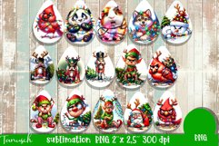 cute christmas Sublimation mega bundle PNG Product Image 12