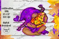 halloween sexy witch girl gnome Sublimation PNG Product Image 3