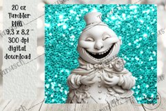 3d gothic christmas ugly snowman plaster 20oz tumbler Bundle Product Image 6