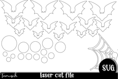 Halloween front Door porch sign witch laser cut SVG Product Image 4