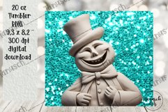 3d gothic christmas ugly snowman plaster 20oz tumbler Bundle Product Image 8