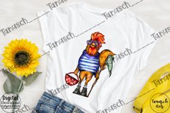 Funny Summer farm Animals Sublimation Bundle PNG Product Image 8
