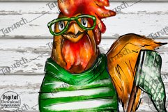 Funny Summer farm Animals Sublimation Bundle PNG Product Image 11