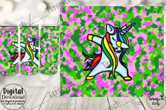 Camouflage dabbing unicorn 20oz Tumbler Sublimation BUNDLE Product Image 5