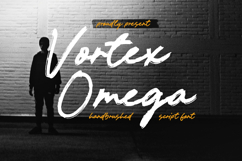 Vortex Omega - Handbrushed Script Font Product Image 1