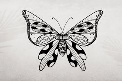 Butterfly Mandala SVG Glitter Butterfly Clipart Sublimation Product Image 2