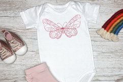 Butterfly Mandala SVG Glitter Butterfly Clipart Sublimation Product Image 1