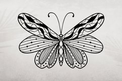 Butterfly Mandala SVG Glitter Butterfly Clipart Sublimation Product Image 2