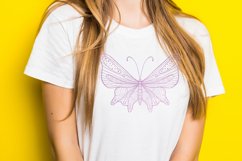 Butterfly Mandala SVG Glitter Butterfly Clipart Sublimation Product Image 1