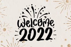 Welcome 2022 SVG New Year Quotes Product Image 1