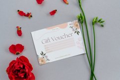 Floral Gift Voucher Canva Template Product Image 5