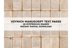 The Voynich Manuscript Set 3: 28 Undecipherable Images Product Image 1