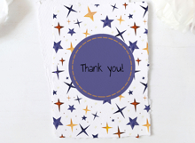 Watercolor Moon and Stars Seamless Patterns Product Image 5