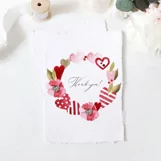 Watercolor valentines wreath clipart. Hearts frame png Product Image 4