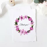 Watercolor flower wreath clipart. Sublimation designs PNG Product Image 5
