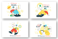 10 VR Classroom Education Illustration Product Image 2