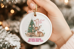 20 Baby&#039;s First Christmas Ornament PNG Sublimation Bundle Product Image 2