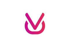 VU UV Logo design Product Image 1