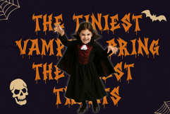 Vuldra | Graffiti Halloween Font | Horror and Spooky | Wood Product Image 2