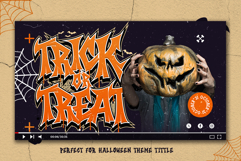 Vuldra | Halloween Dripping Webfont for Spooky Creative Idea Product Image 4