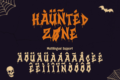Vuldra | Graffiti Halloween Font | Horror and Spooky | Wood Product Image 6