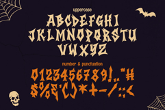 Vuldra | Graffiti Halloween Font | Horror and Spooky | Wood Product Image 7