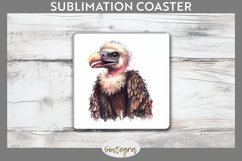 Vulture Bird v3 Square Coaster Sublimation Product Image 1