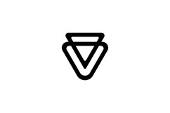 VV letter logo design. VV Product Image 1